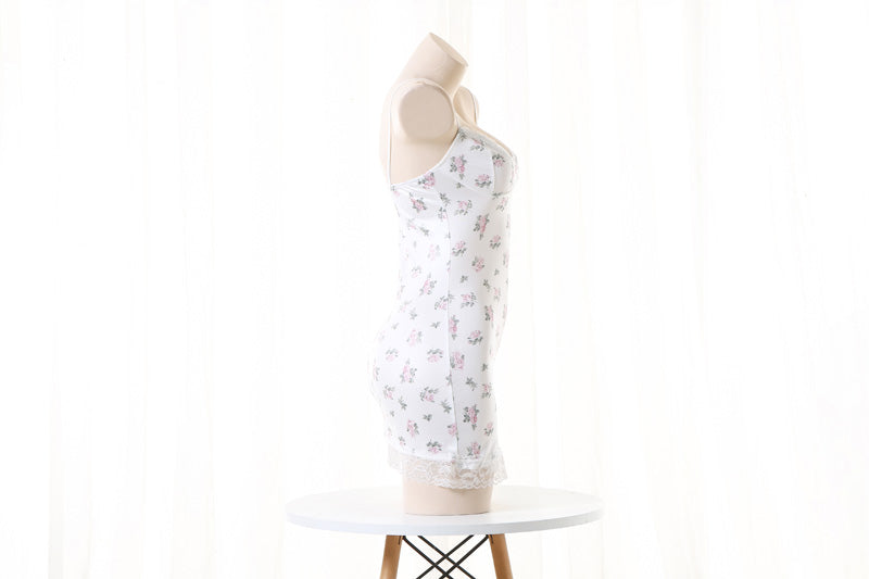 レース ミニスカート ワンピース 花柄 ランジェリー