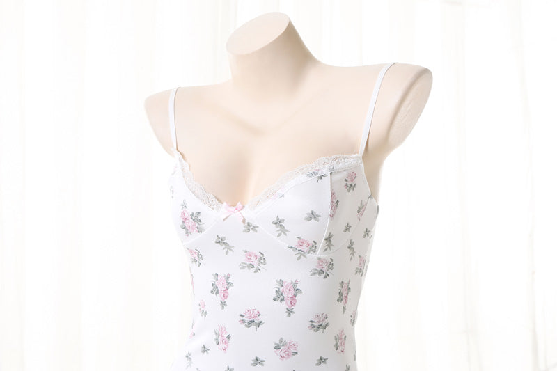 レース ミニスカート ワンピース