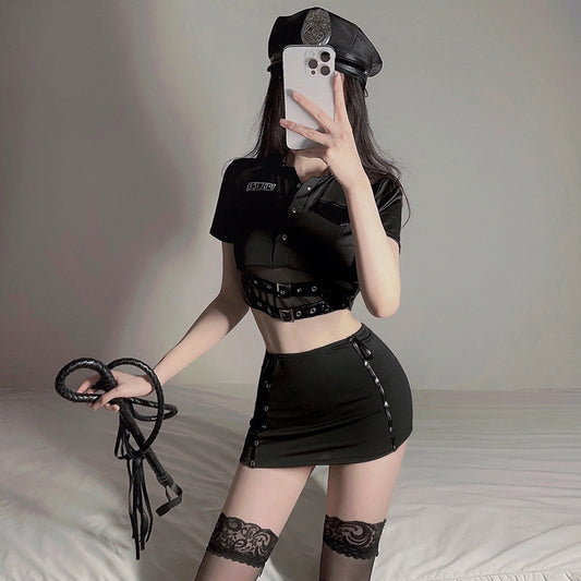 ポリス コスプレ 衣装 セット レディース セクシー 婦人警官 女警官 制服 ミニスカート ミニスカポリス