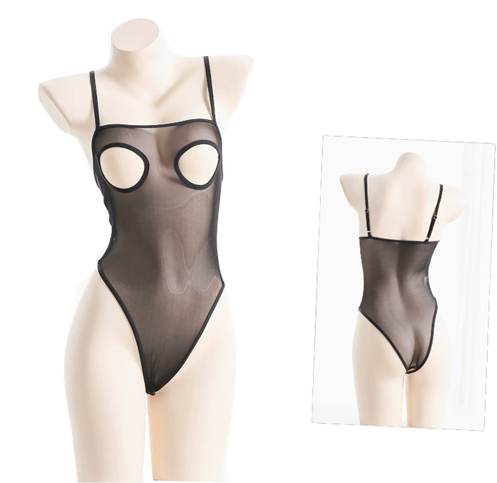 シースルー ランジェリー スクール水着風