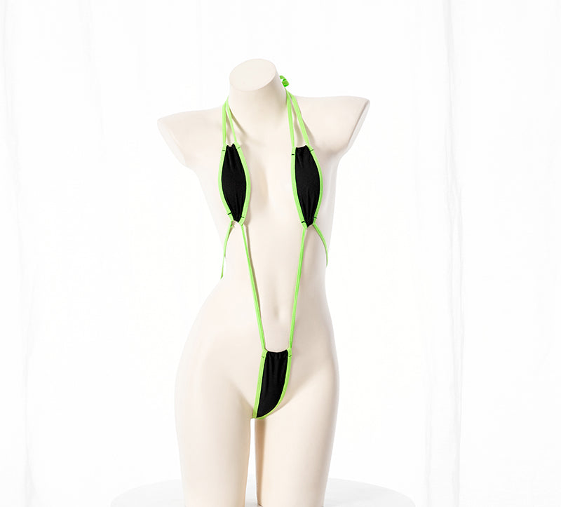 大人スクール水着 三点式水着 セクシーランジェリー マイクロビキニ