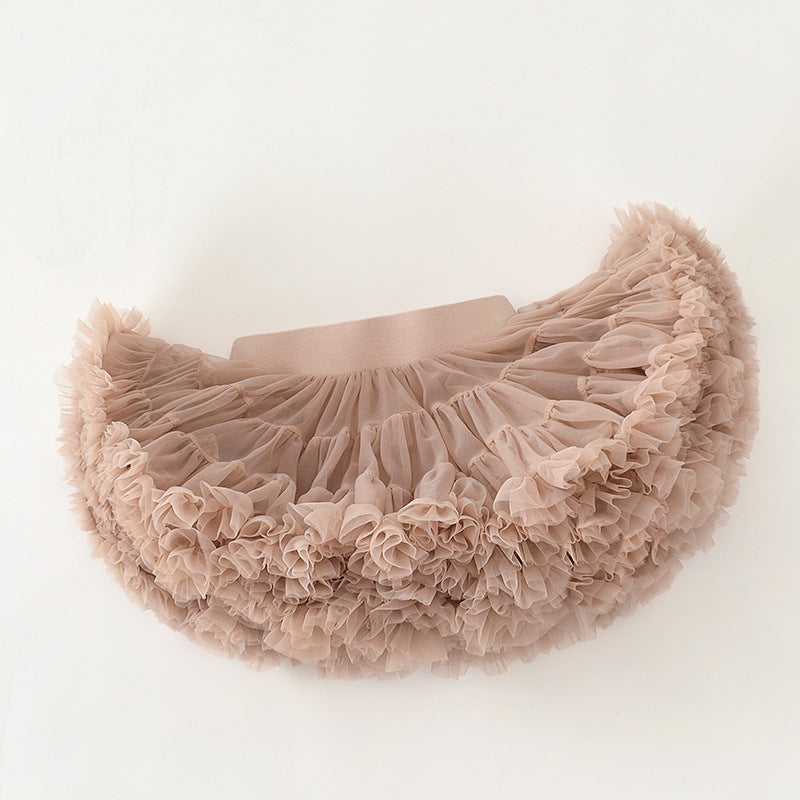 ボリュームアップ チュチュスカート パニエ 子供用