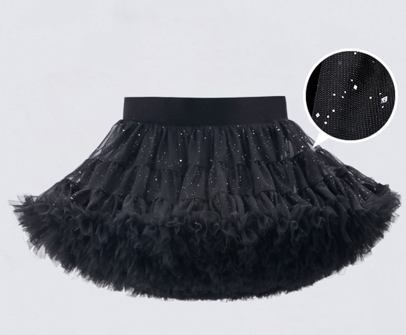 ボリュームアップ チュチュスカート パニエ 子供用 キッズ 女の子