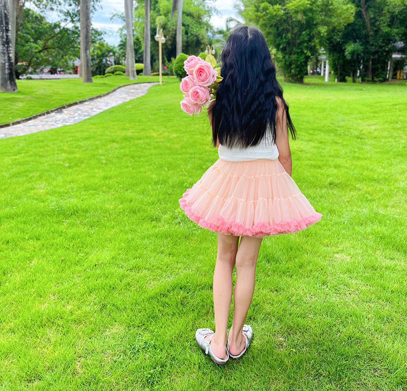 ボリュームアップ チュチュスカート パニエ 子供用 キッズ