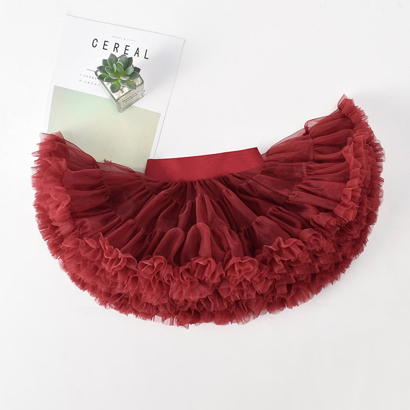 ボリュームアップ チュチュスカート パニエ 子供用 キッズ
