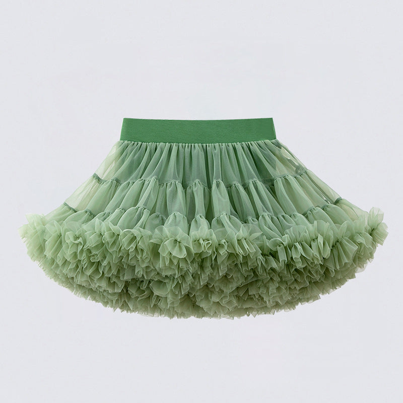 ボリュームアップ チュチュスカート パニエ 子供用 キッズ 女の子