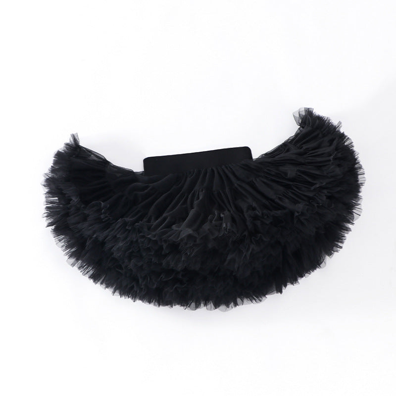 ボリュームアップ チュチュスカート パニエ