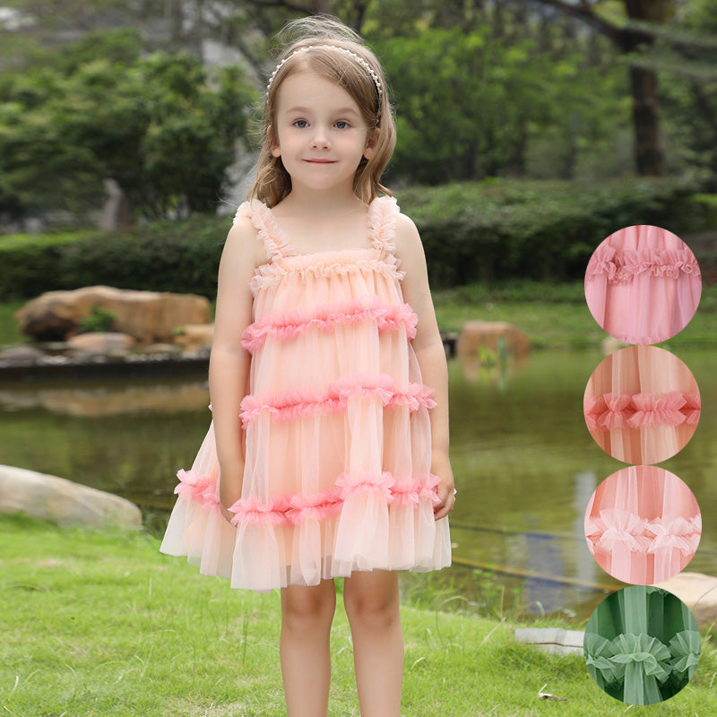 ふわふわチュチュドレス 女の子用 ケーキシルエット