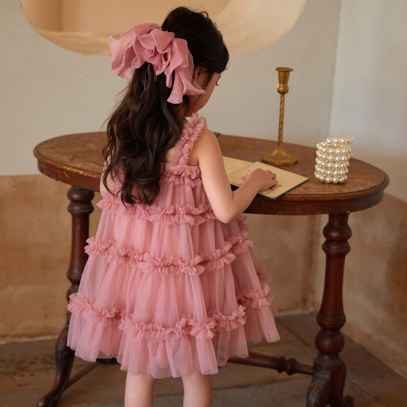 ふわふわチュチュドレス 女の子用 ケーキシルエット