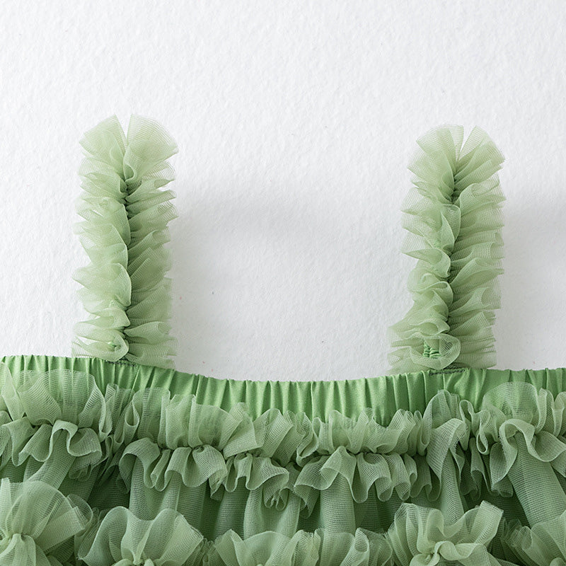 ふわふわチュチュドレス 女の子用 ケーキシルエット