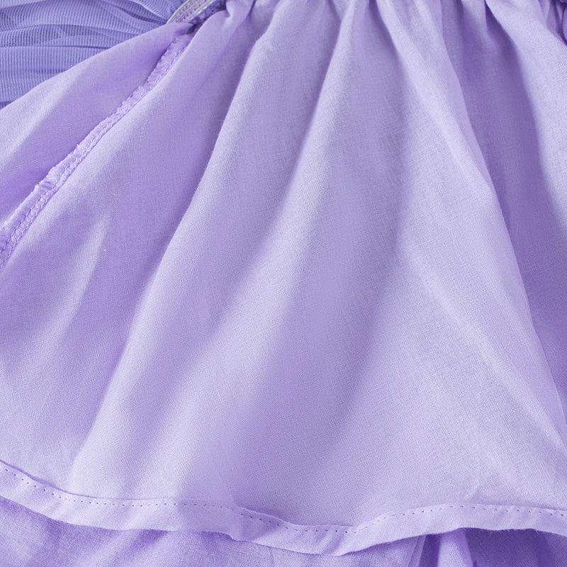 ストラップチュチュドレス 女の子用 ケーキシルエット ワンピース