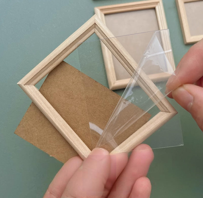 ミニチュア フォトフレーム ドールハウス 木製 家具