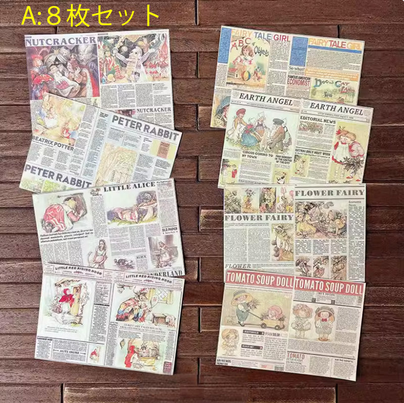 ミニチュア 新聞 ドールハウス 小物