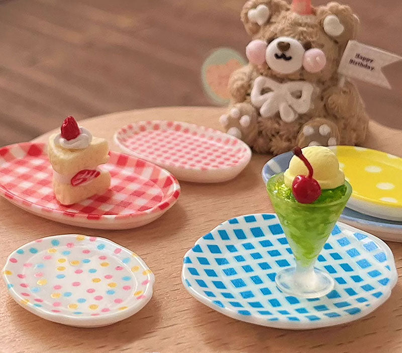 ドールハウス ミニチュア 食器セット プレート 小皿