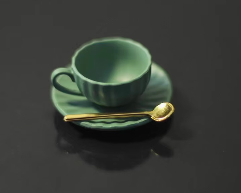 ミニチュア コーヒーカップ ティーカップ ソーサー スプーン付き