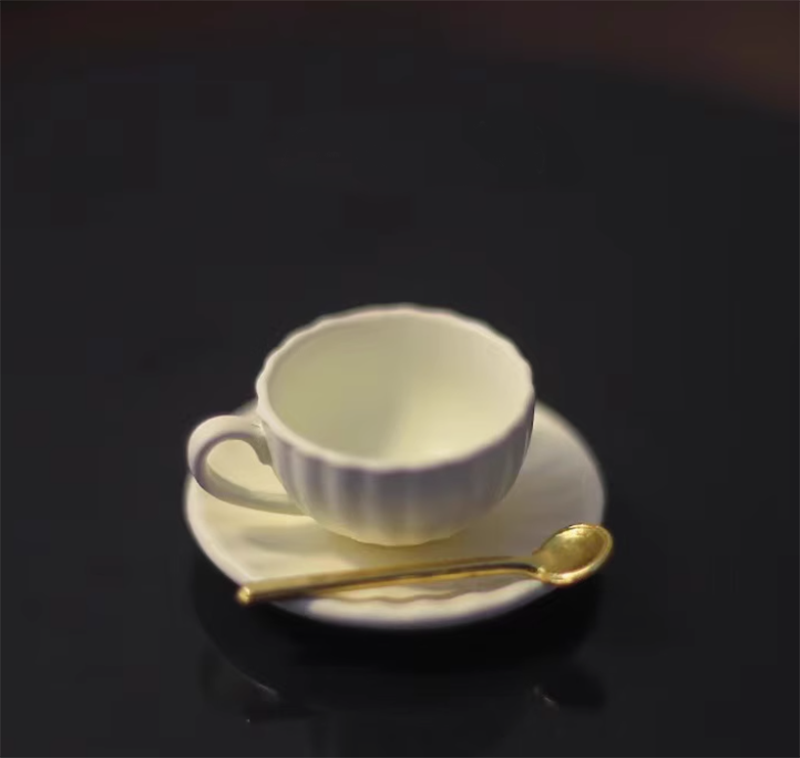 ミニチュア コーヒーカップ ティーカップ ソーサー スプーン付き