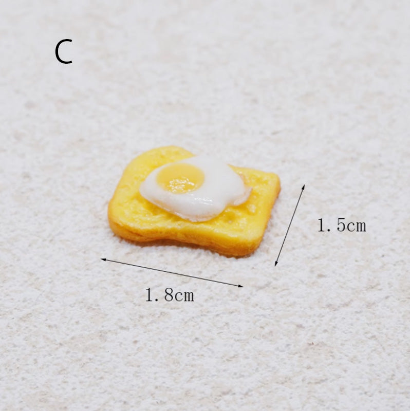 ミニチュア フード ドールハウス ドール用 ハンバーガー パンケーキ