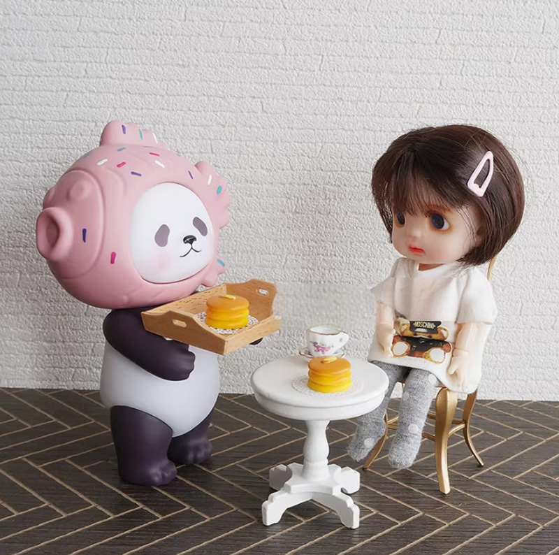 ミニチュア家具 ドールハウス トレイセット お盆