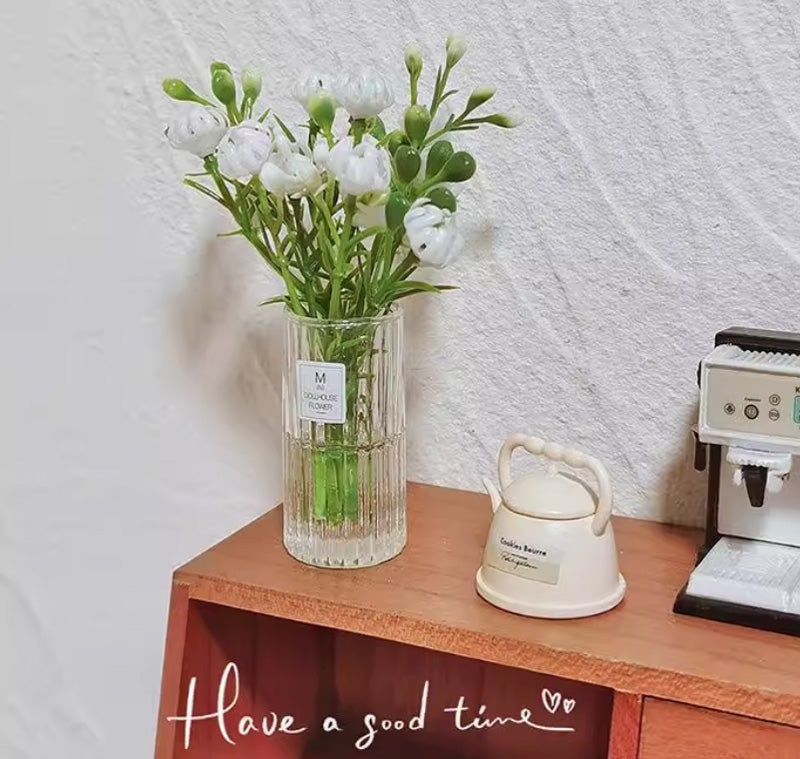 ドールハウス ミニチュア フラワー 花瓶付き 造花