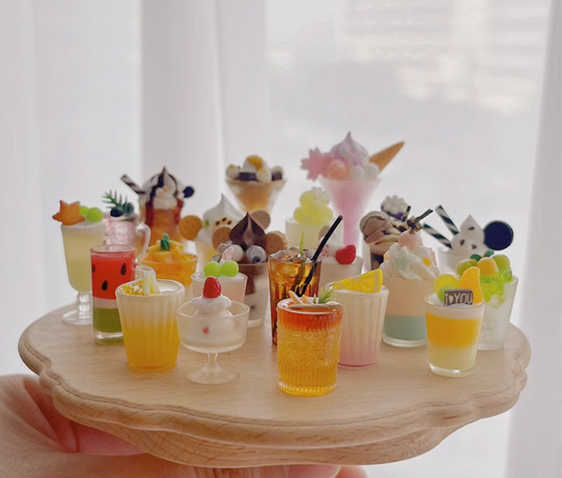 ミニチュア ドリンク デザート