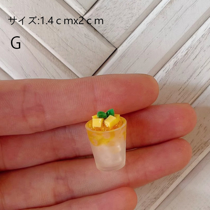 ミニチュア ドリンク デザート フード ドールハウス