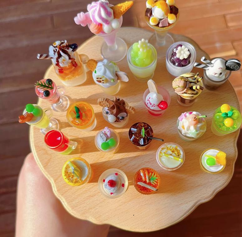 ミニチュア ドリンク デザート フード ドールハウス