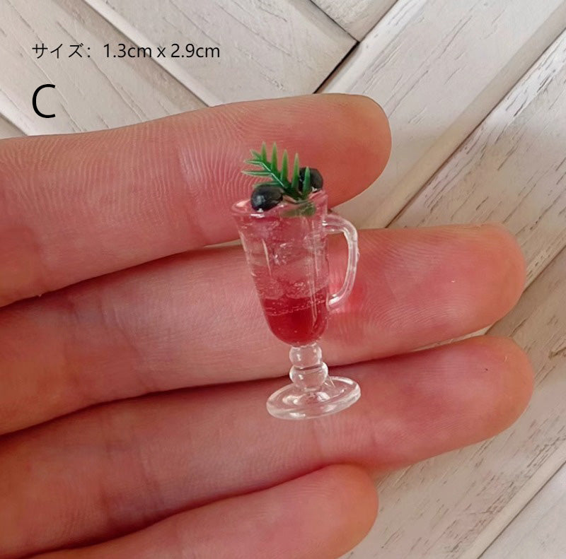 ミニチュア ドリンク デザート フード ドールハウス