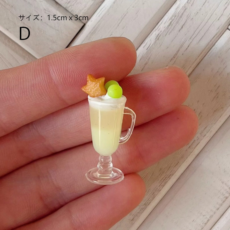 ミニチュア ドリンク デザート フード ドールハウス ドール用