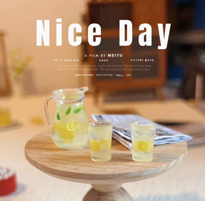 ドールハウス ミニチュア レモンティー ウォーター