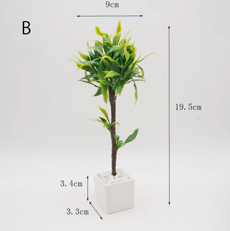 観葉植物 ドールハウス ミニチュア フラワー 植木鉢 鉢植え プランター モンステラ 造花 フェイクグリーン