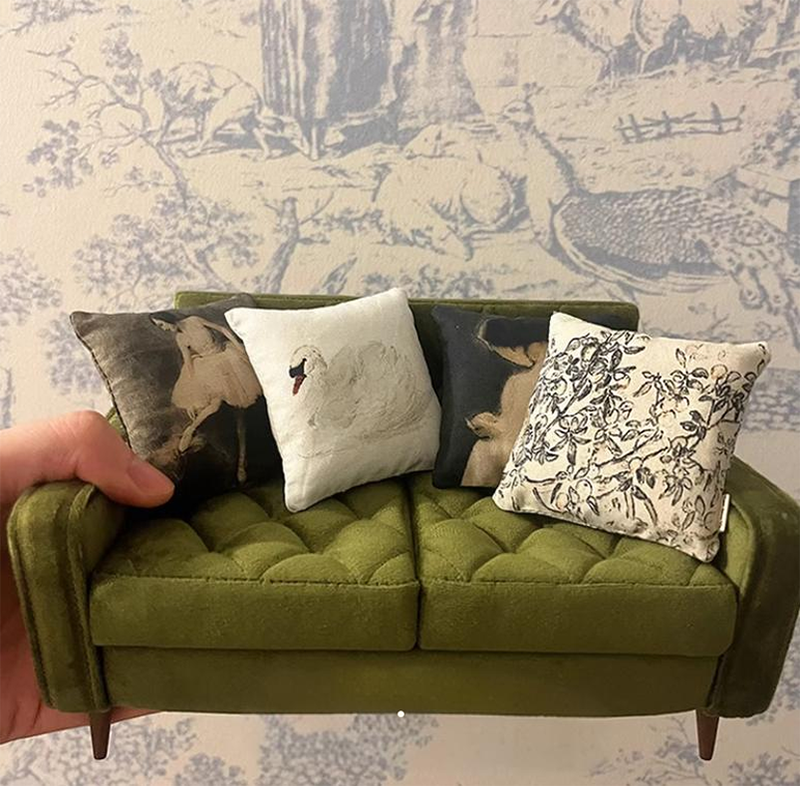 ドールハウス クッション ミニチュア ドール用