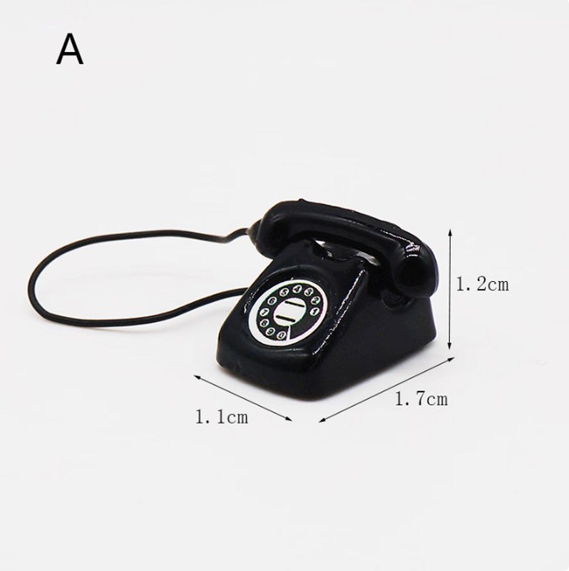 ミニチュア 電話 ドール用