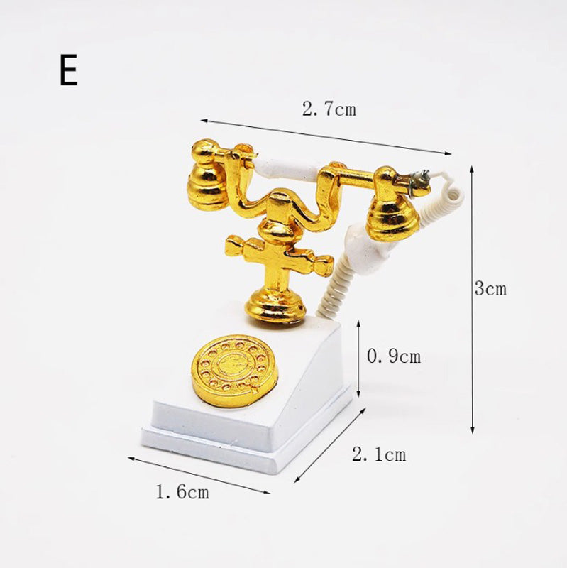 ミニチュア 電話 ドール用