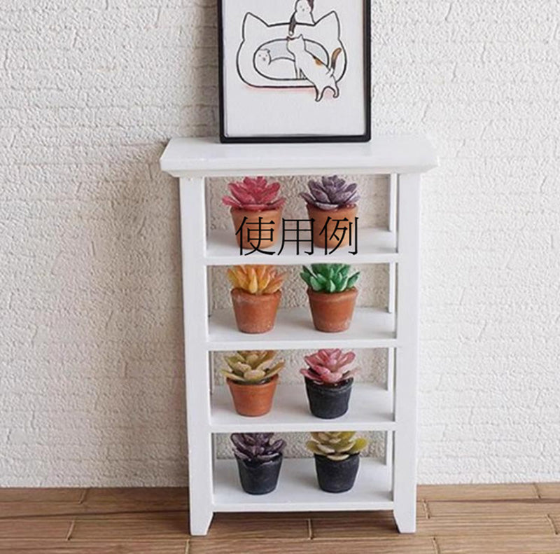 ミニチュア ラック ドールハウス 小物収納 棚