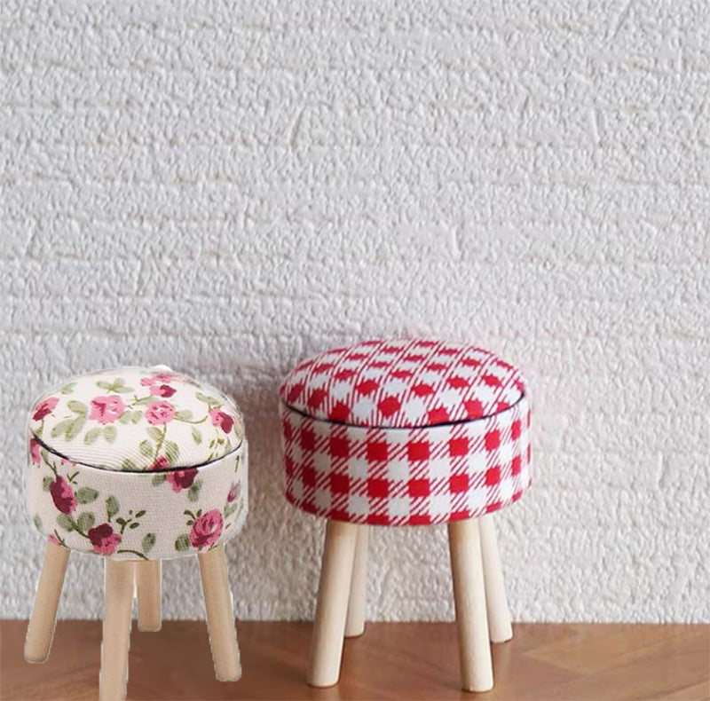 ミニチュア 丸椅子 ドールハウス スツール