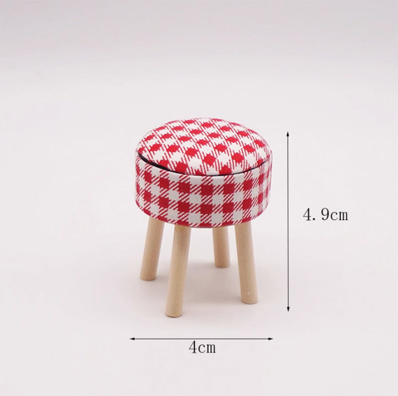 ミニチュア 丸椅子 ドールハウス