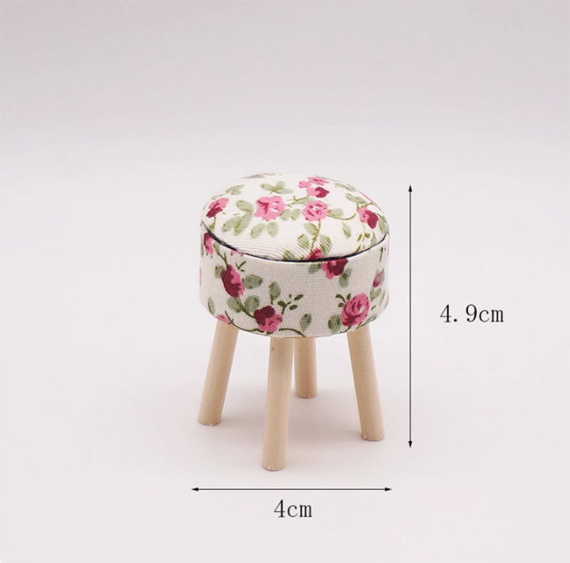 ミニチュア 丸椅子 ドールハウス スツール