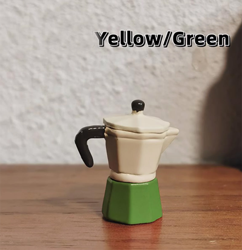 ミニチュア コーヒーメーカー モカポット ドールハウス 小物