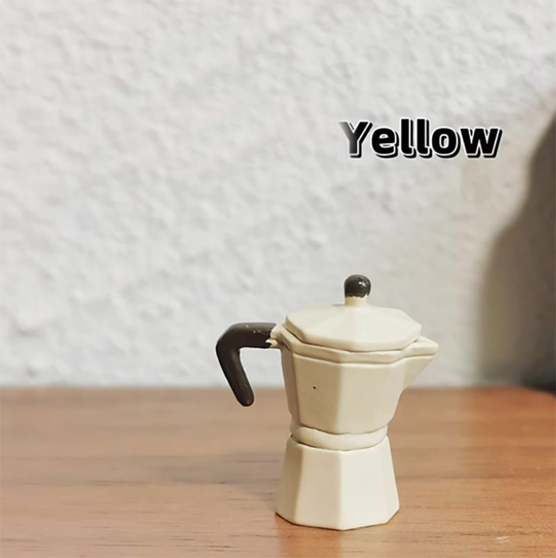 ミニチュア コーヒーメーカー モカポット ドールハウス 小物