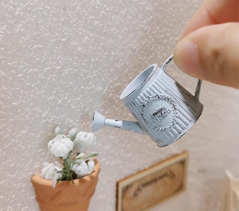 ミニチュア じょうろ 合金製じょうろ ドールハウス用 小物