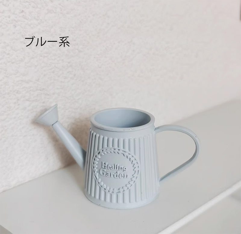 ミニチュア じょうろ 合金製じょうろ ドールハウス用 小物