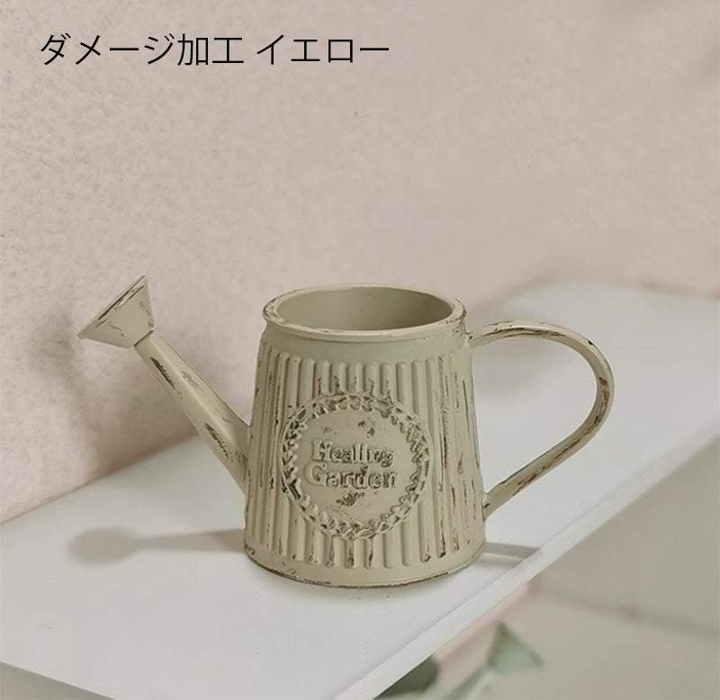 ミニチュア じょうろ 合金製じょうろ ドールハウス用 小物 ガーデニング