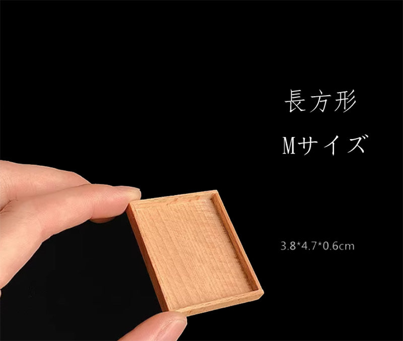 木製トレイ ミニチュア ドールハウス