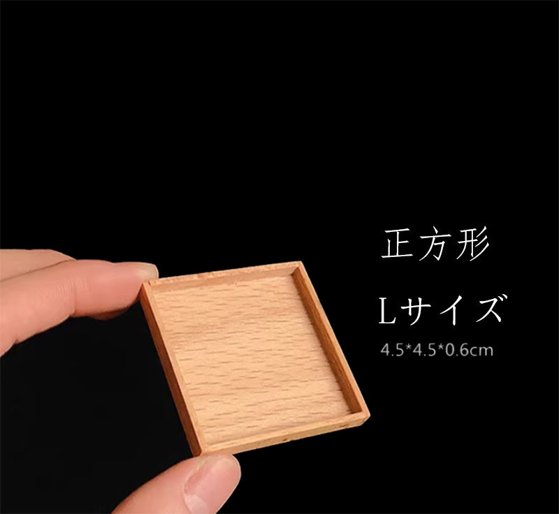 木製トレイ ミニチュア ドールハウス トレー プレート