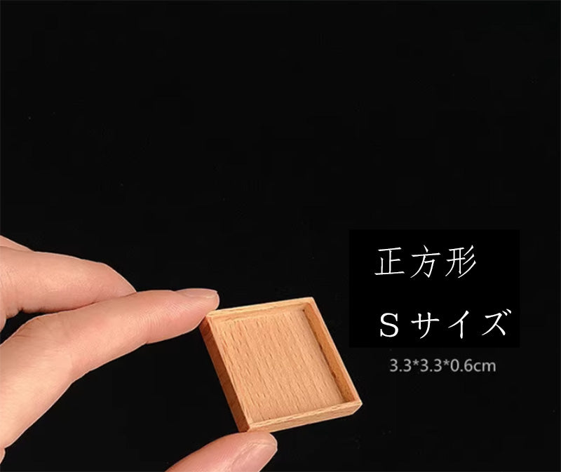 木製トレイ ミニチュア ドールハウス