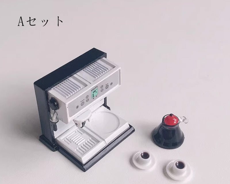 ドールハウス カフェ風 レトロ風 ミニチュア