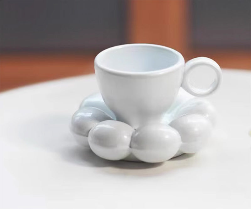 フラワーカップ ソーサーセット ティーカップ ドールハウス ミニチュア