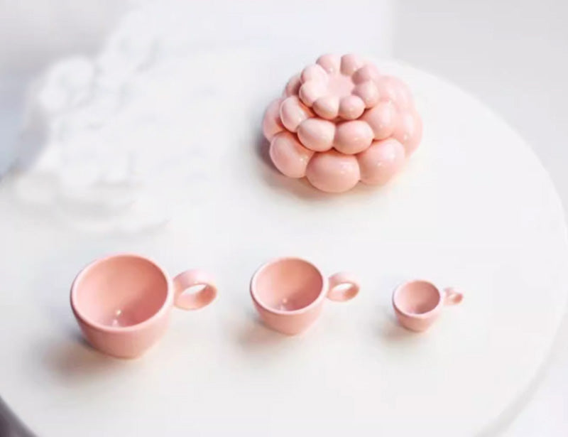 フラワーカップ ソーサーセット ティーカップ ドールハウス