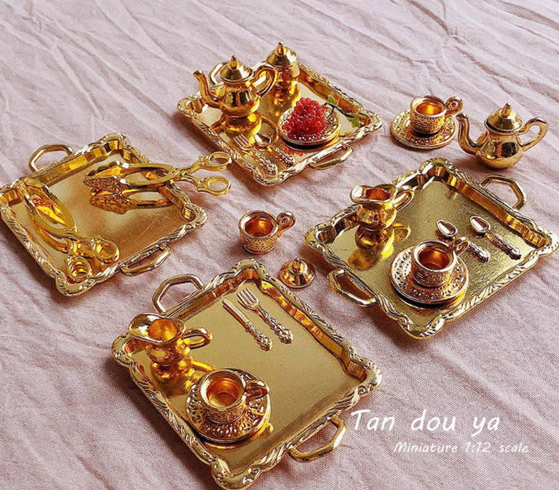 ティーセット ドールハウス ミニチュア 食玩