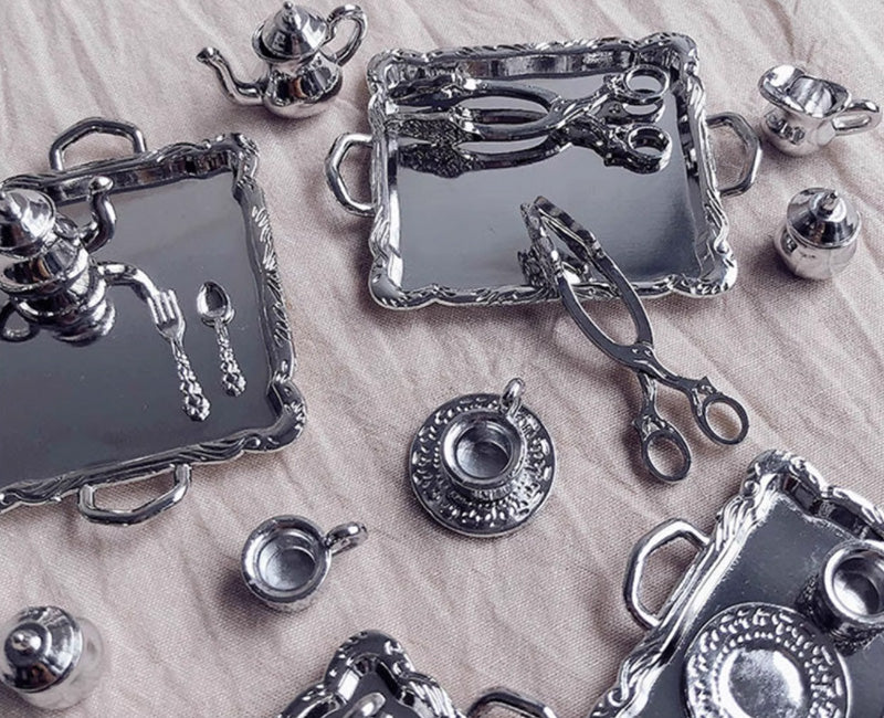 ティーセット ドールハウス ミニチュア 食玩 茶具セット